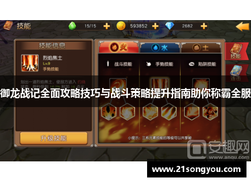 御龙战记全面攻略技巧与战斗策略提升指南助你称霸全服