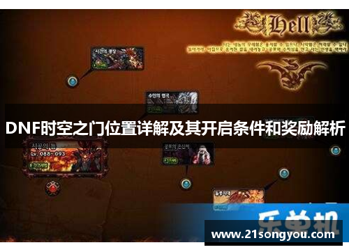 DNF时空之门位置详解及其开启条件和奖励解析